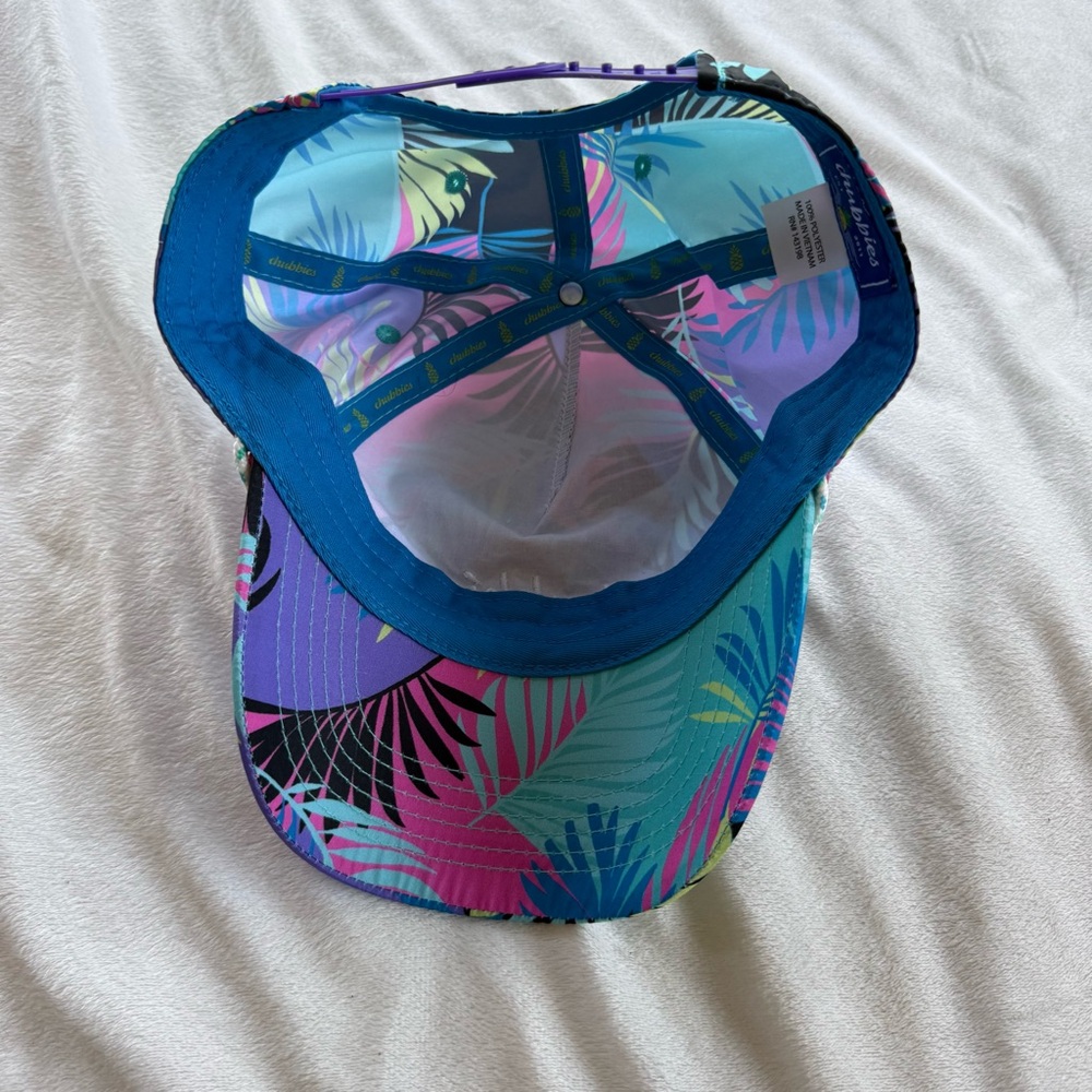 Chubbies Multicolor Tropical Leaf Hat Adjustable … - image 5